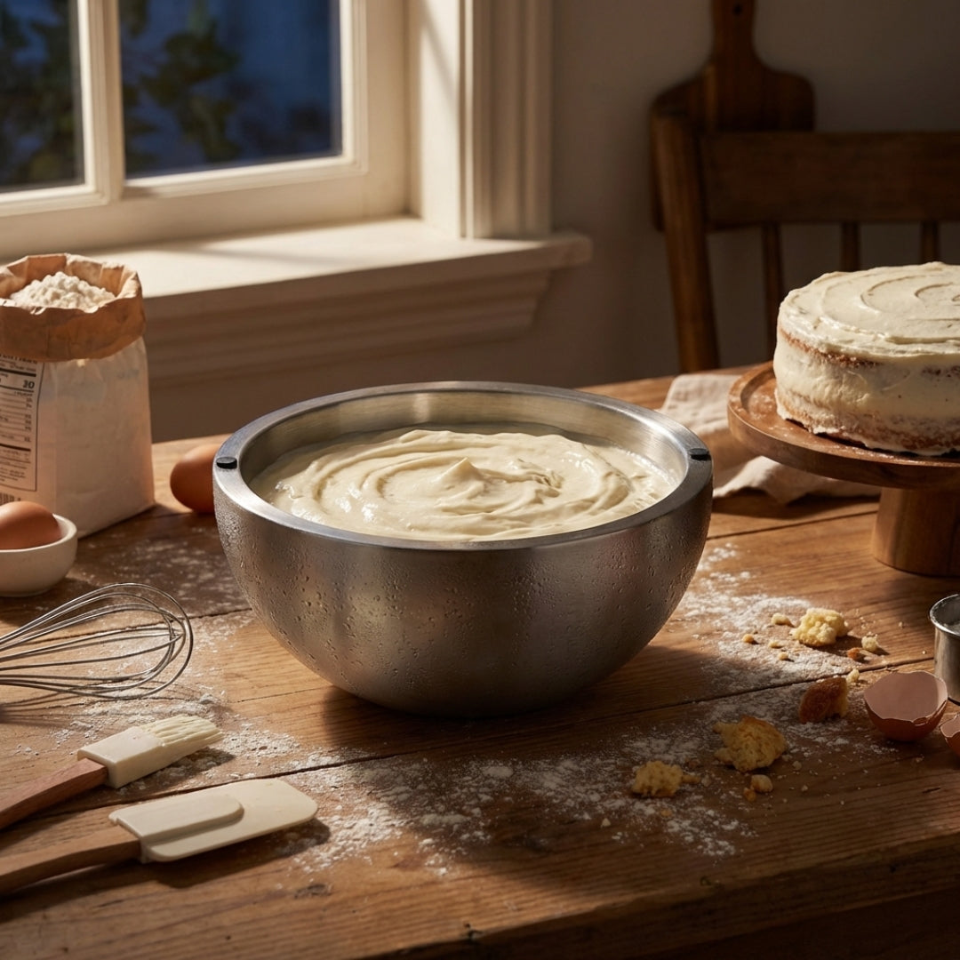 Cold-Stay Serving Bowl